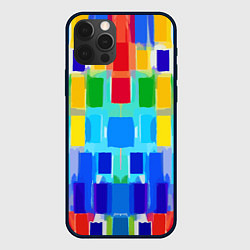 Чехол iPhone 12 Pro Colorful strips - pop art - vogue