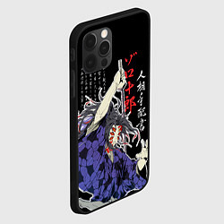 Чехол для iPhone 12 Pro Кокушибо самурай - Клинок демонов, цвет: 3D-черный — фото 2