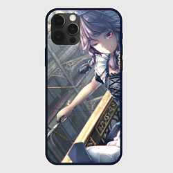 Чехол для iPhone 12 Pro Touhou Project Сакуя Izayoi, цвет: 3D-черный