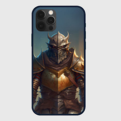 Чехол для iPhone 12 Pro Рыцарь в доспехах, цвет: 3D-черный