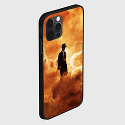 Чехол для iPhone 12 Pro Оппенгеймер в дыму, цвет: 3D-черный — фото 2