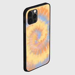 Чехол для iPhone 12 Pro Tie-Dye дизайн, цвет: 3D-черный — фото 2