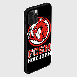 Чехол для iPhone 12 Pro FCSM хулиган, цвет: 3D-черный — фото 2