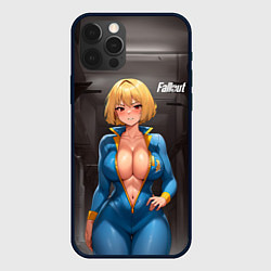 Чехол iPhone 12 Pro Fallout anime girl