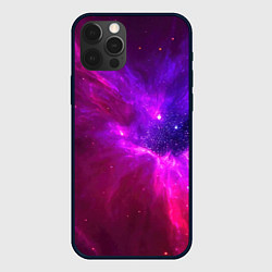 Чехол iPhone 12 Pro Бескрайнее космическое пространство - галактика