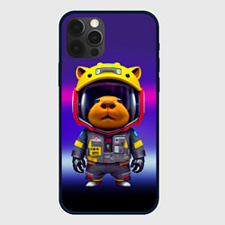 Чехол iPhone 12 Pro Baby capybara - cyberpunk