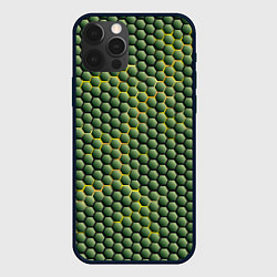 Чехол для iPhone 12 Pro Желтая энергия, цвет: 3D-черный