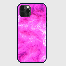 Чехол для iPhone 12 Pro Розовый нежный фон, цвет: 3D-черный