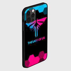 Чехол для iPhone 12 Pro The Last Of Us - neon gradient, цвет: 3D-черный — фото 2