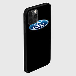Чехол для iPhone 12 Pro Ford sport auto, цвет: 3D-черный — фото 2