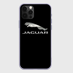 Чехол для iPhone 12 Pro Jaguar sport brend, цвет: 3D-светло-сиреневый