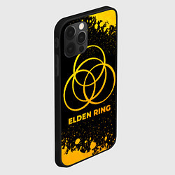 Чехол для iPhone 12 Pro Elden Ring - gold gradient, цвет: 3D-черный — фото 2