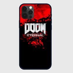 Чехол для iPhone 12 Pro Doom blood game, цвет: 3D-черный