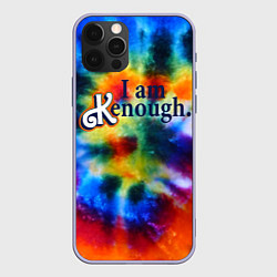 Чехол для iPhone 12 Pro Барби - i am kenough, цвет: 3D-светло-сиреневый
