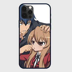 Чехол для iPhone 12 Pro Toradora Тайга Рюдзи, цвет: 3D-черный