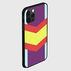 Чехол для iPhone 12 Pro Винтажный цвет 60 годов, цвет: 3D-черный — фото 2