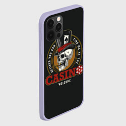Чехол для iPhone 12 Pro Casino, цвет: 3D-светло-сиреневый — фото 2