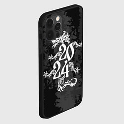Чехол для iPhone 12 Pro Дракон форма 2024, цвет: 3D-черный — фото 2