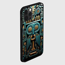 Чехол для iPhone 12 Pro Рисунок в египетском стиле, цвет: 3D-черный — фото 2