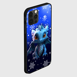 Чехол для iPhone 12 Pro Малыш дракон, цвет: 3D-черный — фото 2