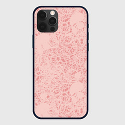 Чехол iPhone 12 Pro Розовые каракули дудл