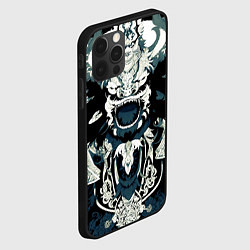 Чехол для iPhone 12 Pro Король драконов с узорами, цвет: 3D-черный — фото 2