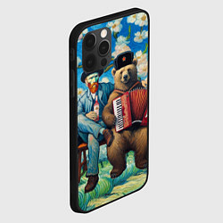 Чехол для iPhone 12 Pro Русский медведь Винсента Ван Гога, цвет: 3D-черный — фото 2