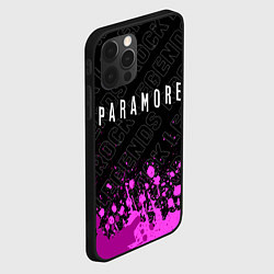 Чехол для iPhone 12 Pro Paramore rock legends посередине, цвет: 3D-черный — фото 2