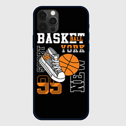 Чехол для iPhone 12 Pro Basketball New York, цвет: 3D-черный