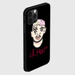 Чехол для iPhone 12 Pro Lil Peep rap music, цвет: 3D-черный — фото 2
