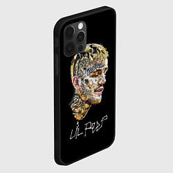 Чехол для iPhone 12 Pro Lil Peep mosaic rap, цвет: 3D-черный — фото 2