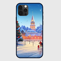 Чехол iPhone 12 Pro Новогодняя площадь