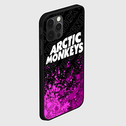 Чехол для iPhone 12 Pro Arctic Monkeys rock legends посередине, цвет: 3D-черный — фото 2