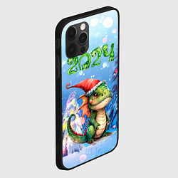 Чехол для iPhone 12 Pro Маленький дракончик новый год, цвет: 3D-черный — фото 2