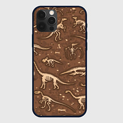 Чехол iPhone 12 Pro Dinosaurs bones