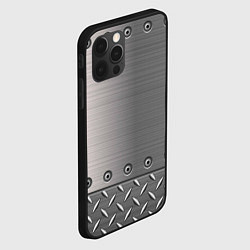 Чехол для iPhone 12 Pro Стальные листы, цвет: 3D-черный — фото 2