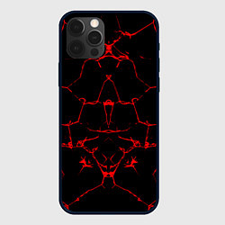 Чехол для iPhone 12 Pro Кровавые трещины, цвет: 3D-черный