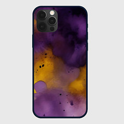 Чехол для iPhone 12 Pro Акварелика, цвет: 3D-черный