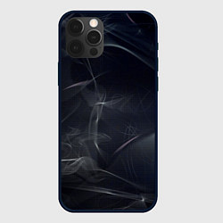 Чехол для iPhone 12 Pro Серый дым и тьма, цвет: 3D-черный