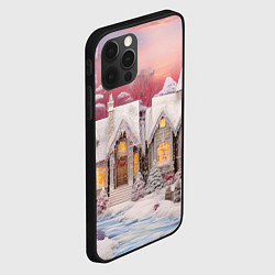 Чехол для iPhone 12 Pro Звезды и подарки новогодней ночи, цвет: 3D-черный — фото 2