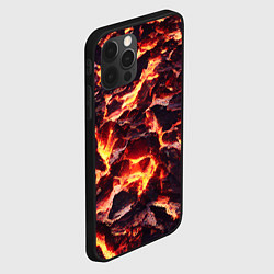 Чехол для iPhone 12 Pro Бурлящая лава, цвет: 3D-черный — фото 2