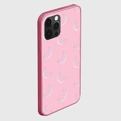 Чехол для iPhone 12 Pro Розовая луна, цвет: 3D-малиновый — фото 2