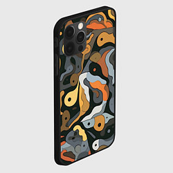 Чехол для iPhone 12 Pro Пятна необычной формы, цвет: 3D-черный — фото 2
