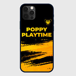 Чехол iPhone 12 Pro Poppy Playtime - gold gradient посередине