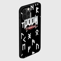 Чехол для iPhone 12 Pro Doom Eternal mars symbol demon, цвет: 3D-черный — фото 2