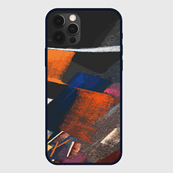 Чехол для iPhone 12 Pro Меловая симфония, цвет: 3D-черный