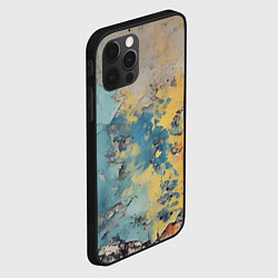 Чехол для iPhone 12 Pro Гранжевая стена с краской, цвет: 3D-черный — фото 2