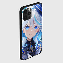 Чехол для iPhone 12 Pro Genshin Impact Furina Smile, цвет: 3D-черный — фото 2