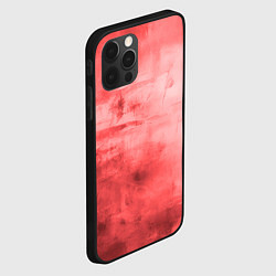 Чехол для iPhone 12 Pro Красный гранж, цвет: 3D-черный — фото 2