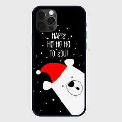 Чехол для iPhone 12 Pro Happy ho ho ho to you, цвет: 3D-черный